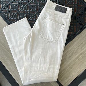 Mens Calvin Klein white jeans